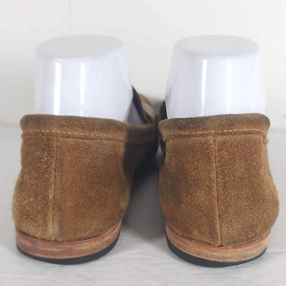 Freebird By Steven Women's NATIV US 8 Brown Leather Distressed Slip On Flats - Picture 8 of 9